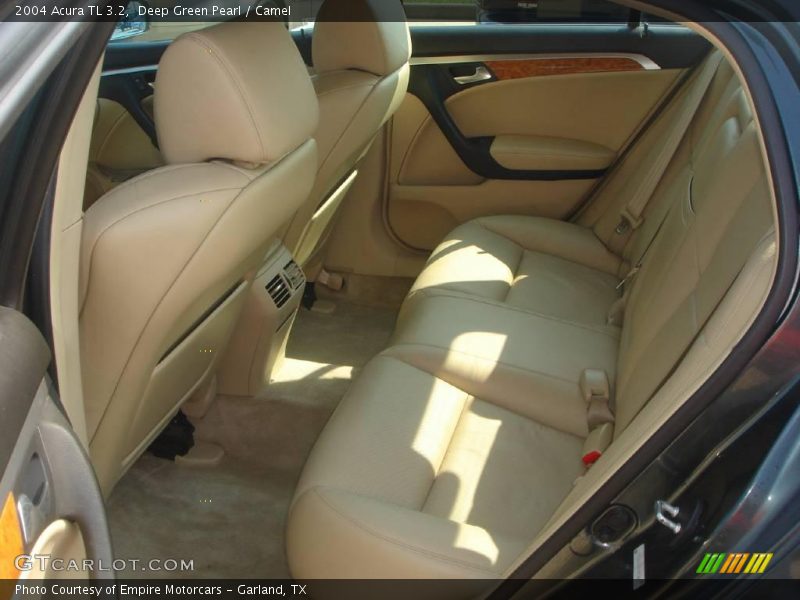 Deep Green Pearl / Camel 2004 Acura TL 3.2