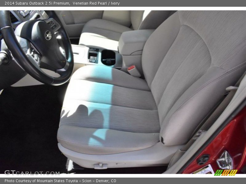 Venetian Red Pearl / Ivory 2014 Subaru Outback 2.5i Premium