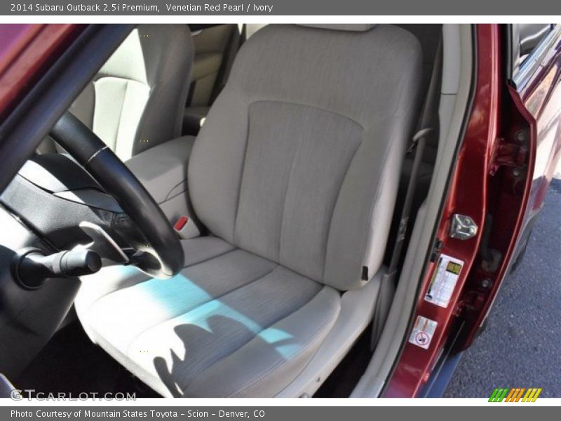Venetian Red Pearl / Ivory 2014 Subaru Outback 2.5i Premium
