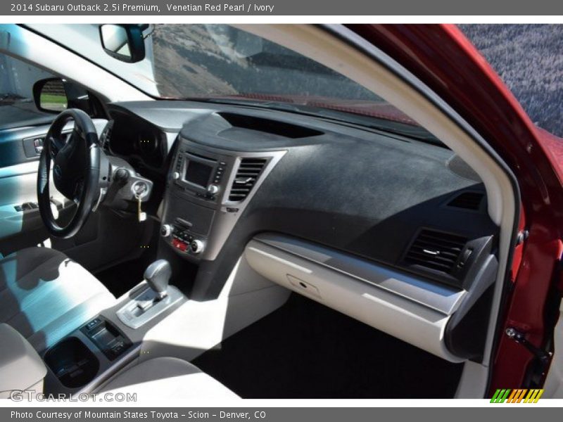 Venetian Red Pearl / Ivory 2014 Subaru Outback 2.5i Premium