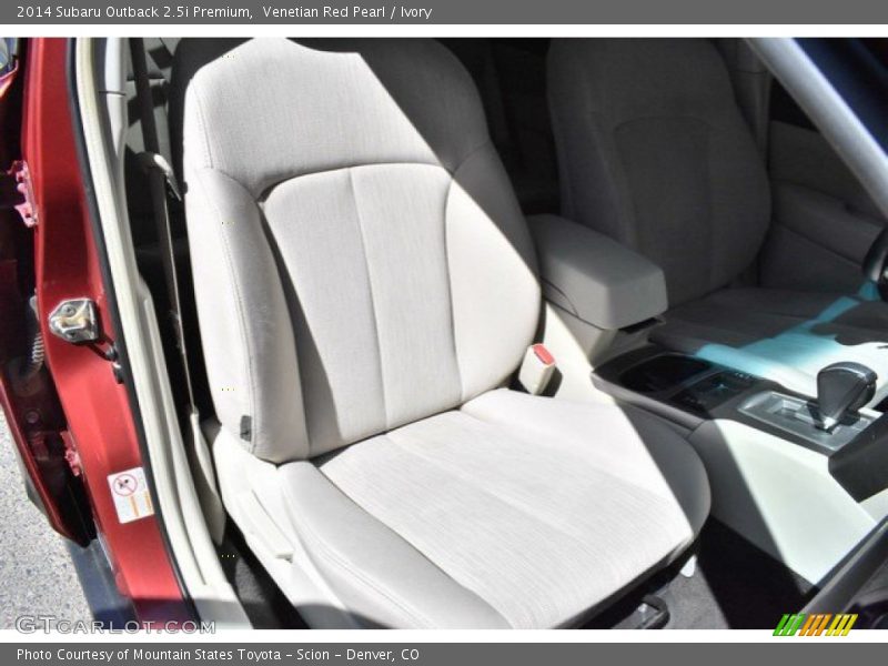 Venetian Red Pearl / Ivory 2014 Subaru Outback 2.5i Premium