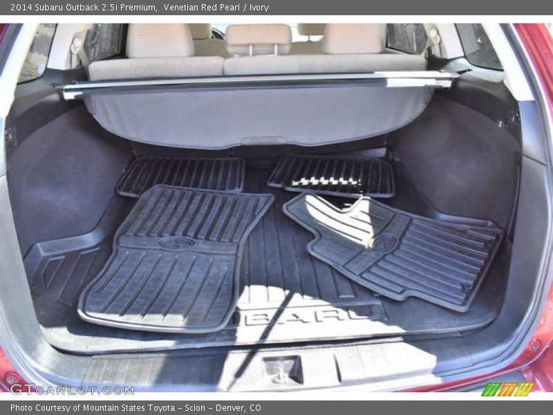 Venetian Red Pearl / Ivory 2014 Subaru Outback 2.5i Premium