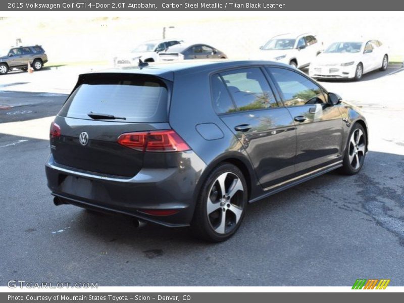 Carbon Steel Metallic / Titan Black Leather 2015 Volkswagen Golf GTI 4-Door 2.0T Autobahn