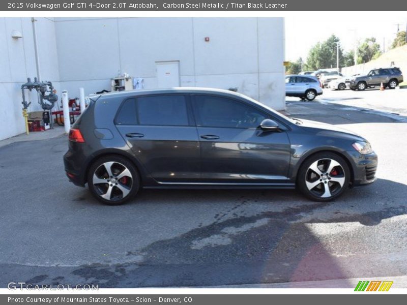 Carbon Steel Metallic / Titan Black Leather 2015 Volkswagen Golf GTI 4-Door 2.0T Autobahn