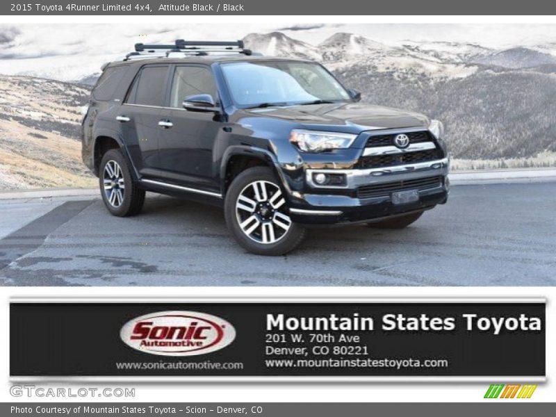Attitude Black / Black 2015 Toyota 4Runner Limited 4x4