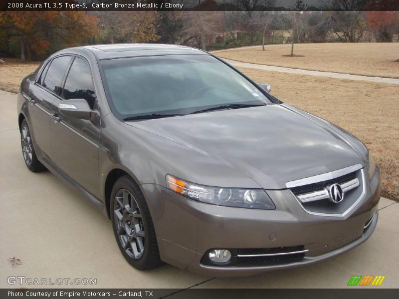 Carbon Bronze Metallic / Ebony 2008 Acura TL 3.5 Type-S