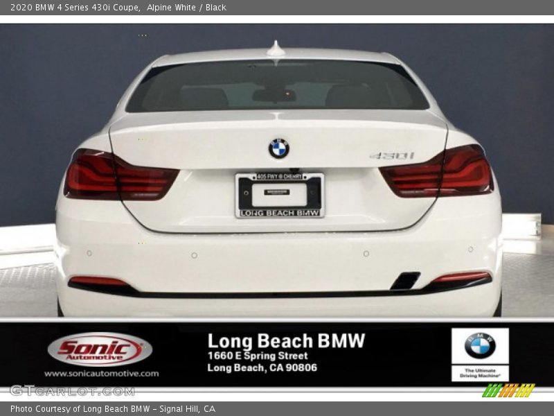 Alpine White / Black 2020 BMW 4 Series 430i Coupe