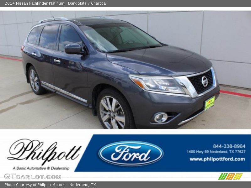 Dark Slate / Charcoal 2014 Nissan Pathfinder Platinum