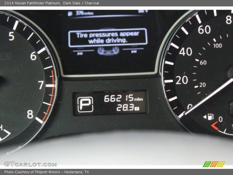 Dark Slate / Charcoal 2014 Nissan Pathfinder Platinum