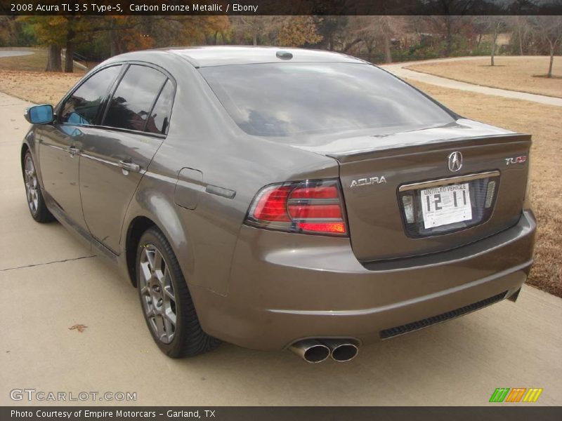 Carbon Bronze Metallic / Ebony 2008 Acura TL 3.5 Type-S