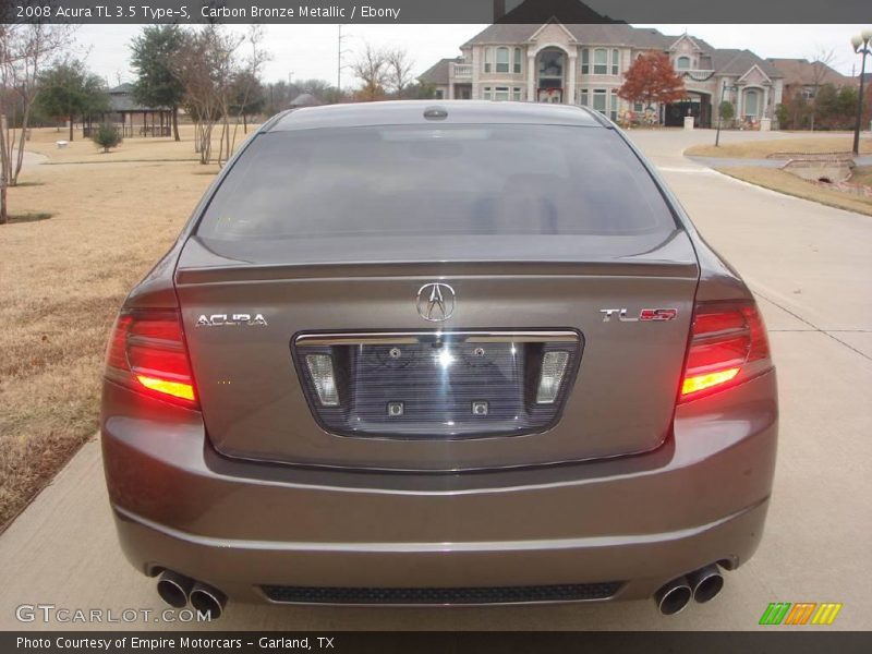 Carbon Bronze Metallic / Ebony 2008 Acura TL 3.5 Type-S