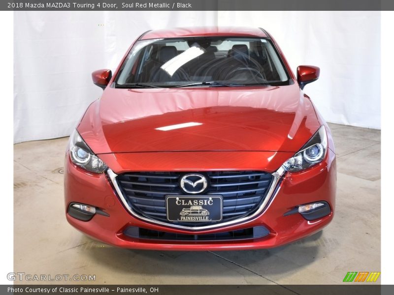 Soul Red Metallic / Black 2018 Mazda MAZDA3 Touring 4 Door