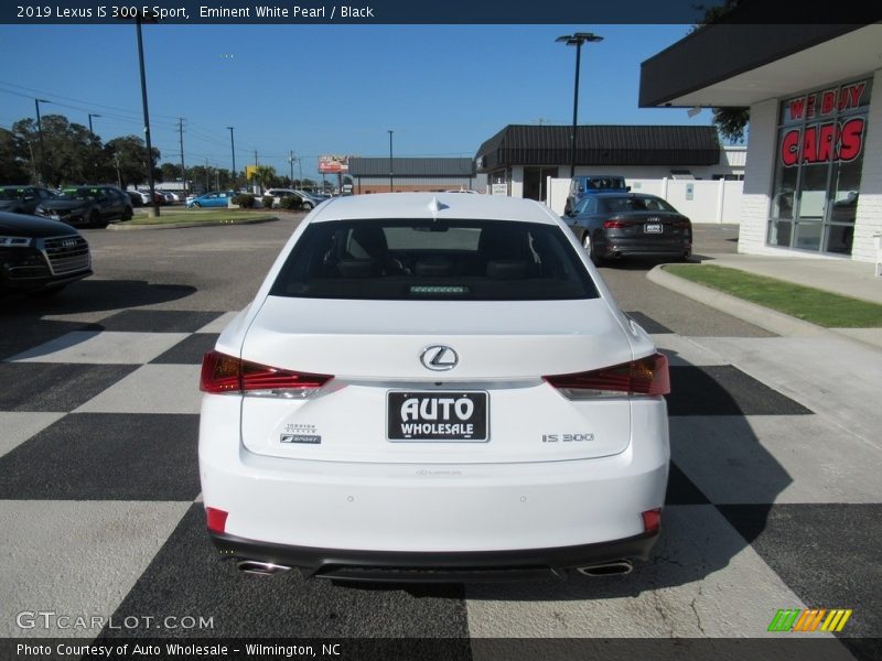 Eminent White Pearl / Black 2019 Lexus IS 300 F Sport