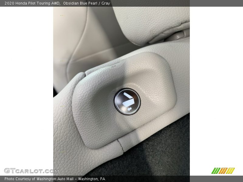 Obsidian Blue Pearl / Gray 2020 Honda Pilot Touring AWD