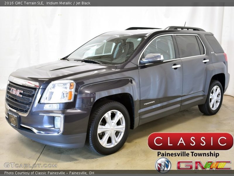 Iridium Metallic / Jet Black 2016 GMC Terrain SLE