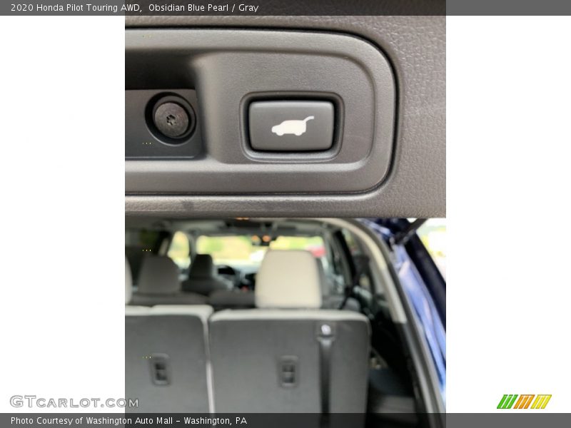 Obsidian Blue Pearl / Gray 2020 Honda Pilot Touring AWD