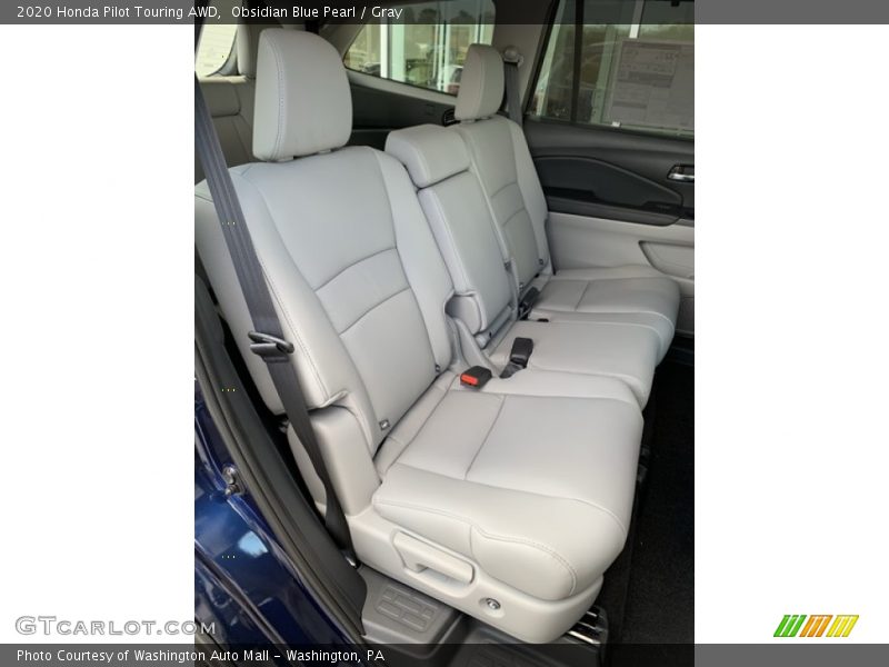Obsidian Blue Pearl / Gray 2020 Honda Pilot Touring AWD