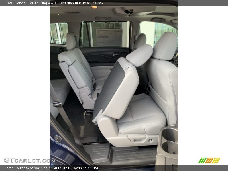 Obsidian Blue Pearl / Gray 2020 Honda Pilot Touring AWD