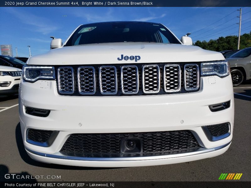 Bright White / Dark Sienna Brown/Black 2020 Jeep Grand Cherokee Summit 4x4