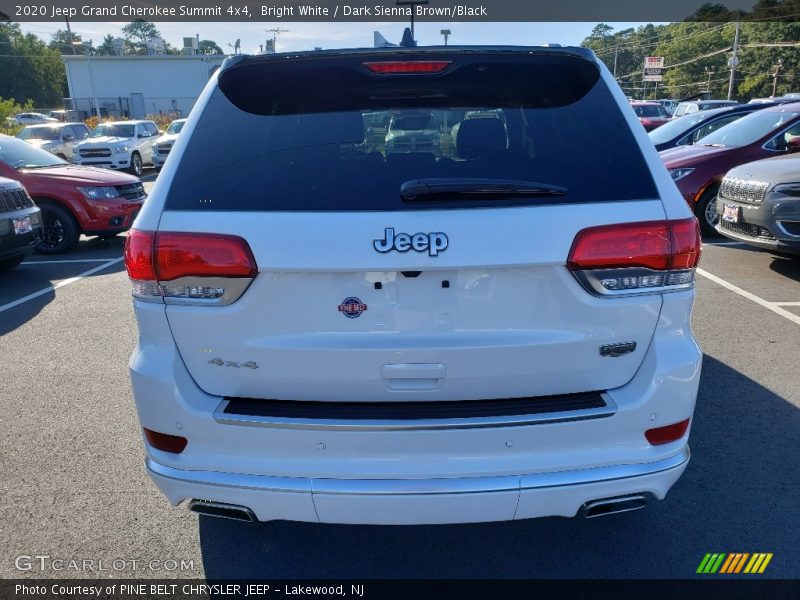 Bright White / Dark Sienna Brown/Black 2020 Jeep Grand Cherokee Summit 4x4