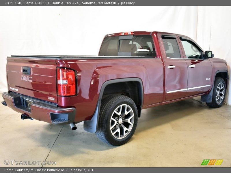 Sonoma Red Metallic / Jet Black 2015 GMC Sierra 1500 SLE Double Cab 4x4
