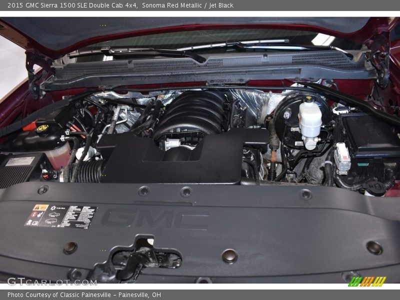 Sonoma Red Metallic / Jet Black 2015 GMC Sierra 1500 SLE Double Cab 4x4