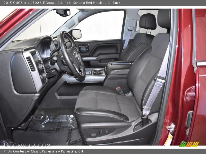 Sonoma Red Metallic / Jet Black 2015 GMC Sierra 1500 SLE Double Cab 4x4