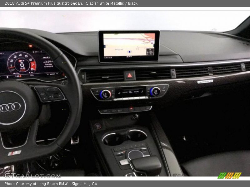Glacier White Metallic / Black 2018 Audi S4 Premium Plus quattro Sedan