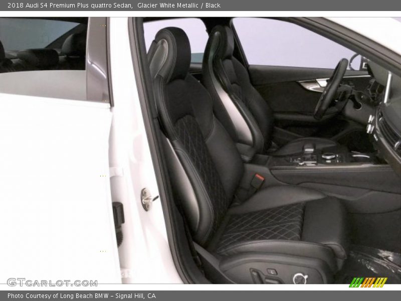 Glacier White Metallic / Black 2018 Audi S4 Premium Plus quattro Sedan