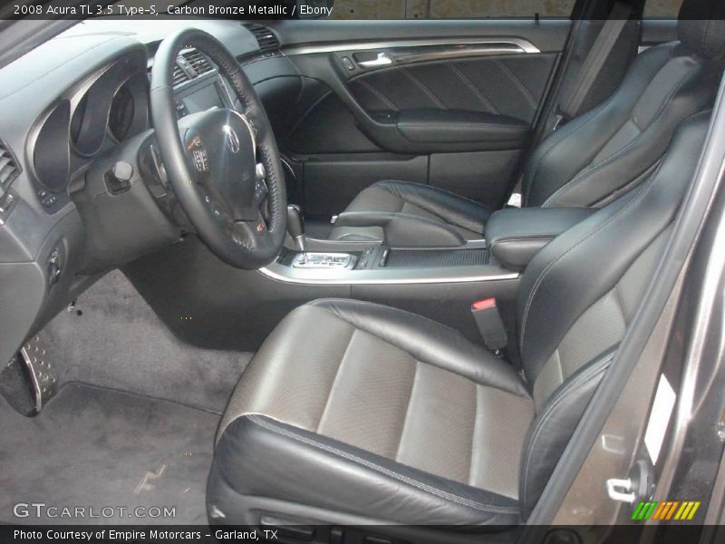 Carbon Bronze Metallic / Ebony 2008 Acura TL 3.5 Type-S