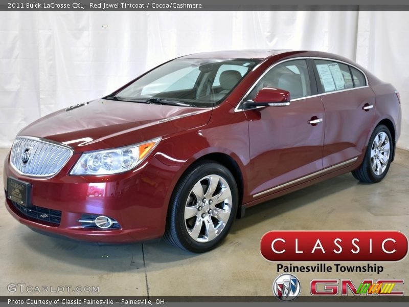 Red Jewel Tintcoat / Cocoa/Cashmere 2011 Buick LaCrosse CXL