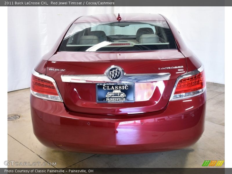 Red Jewel Tintcoat / Cocoa/Cashmere 2011 Buick LaCrosse CXL