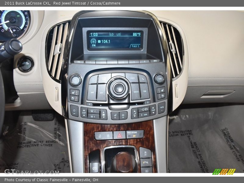 Red Jewel Tintcoat / Cocoa/Cashmere 2011 Buick LaCrosse CXL
