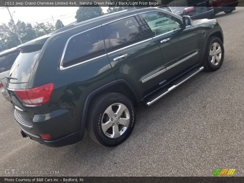 Natural Green Pearl / Black/Light Frost Beige 2011 Jeep Grand Cherokee Limited 4x4