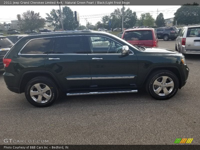 Natural Green Pearl / Black/Light Frost Beige 2011 Jeep Grand Cherokee Limited 4x4