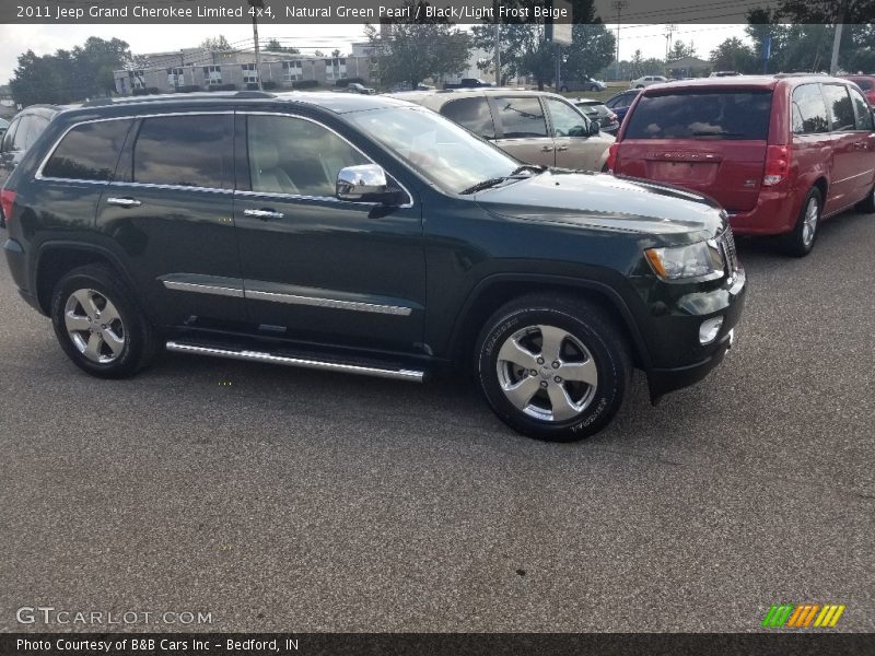 Natural Green Pearl / Black/Light Frost Beige 2011 Jeep Grand Cherokee Limited 4x4