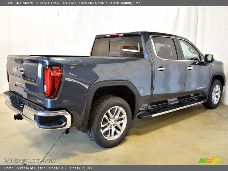 Dark Sky Metallic / Dark Walnut/Slate 2020 GMC Sierra 1500 SLT Crew Cab 4WD