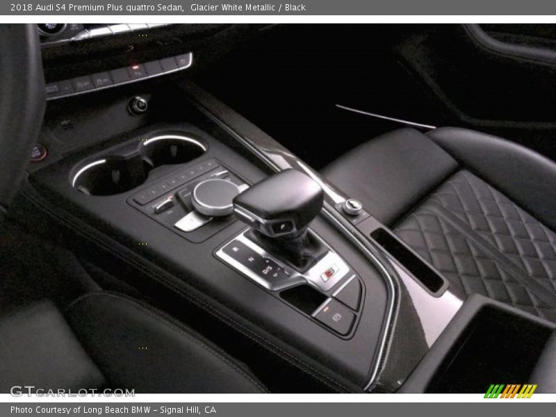 Glacier White Metallic / Black 2018 Audi S4 Premium Plus quattro Sedan