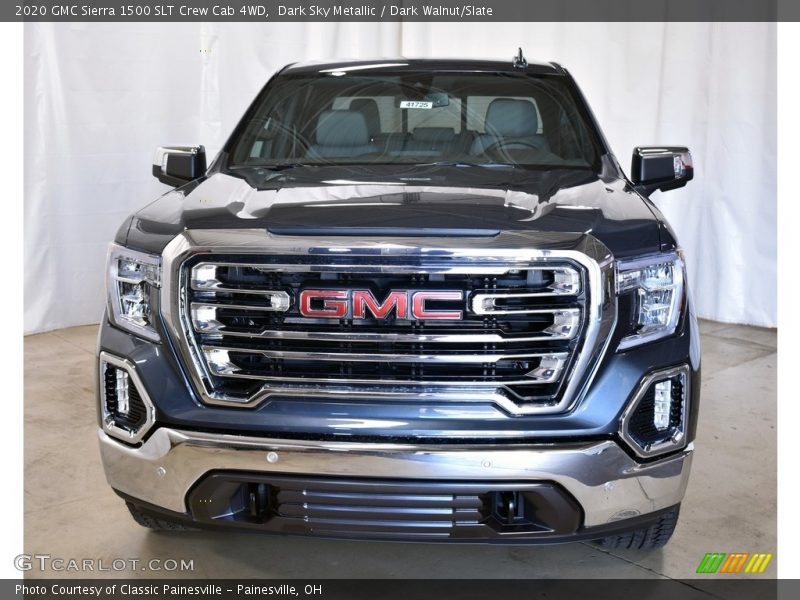 Dark Sky Metallic / Dark Walnut/Slate 2020 GMC Sierra 1500 SLT Crew Cab 4WD