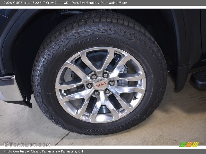 Dark Sky Metallic / Dark Walnut/Slate 2020 GMC Sierra 1500 SLT Crew Cab 4WD
