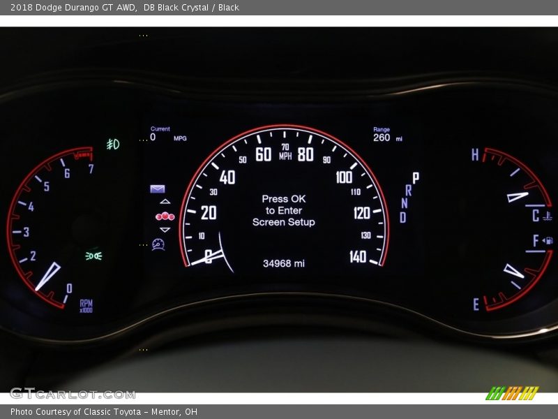 DB Black Crystal / Black 2018 Dodge Durango GT AWD