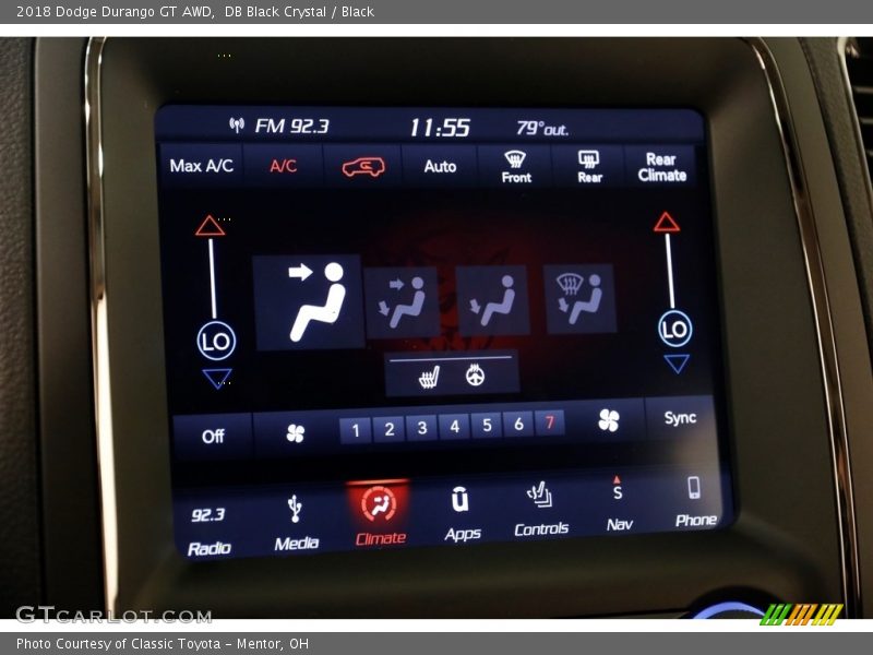 DB Black Crystal / Black 2018 Dodge Durango GT AWD