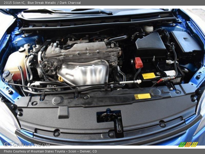 Blue Streak Metallic / Dark Charcoal 2015 Scion tC