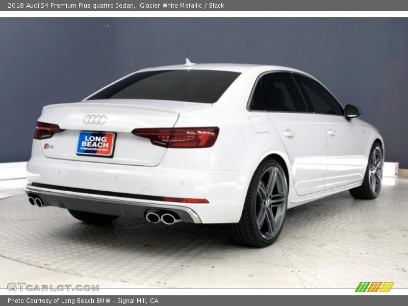 Glacier White Metallic / Black 2018 Audi S4 Premium Plus quattro Sedan
