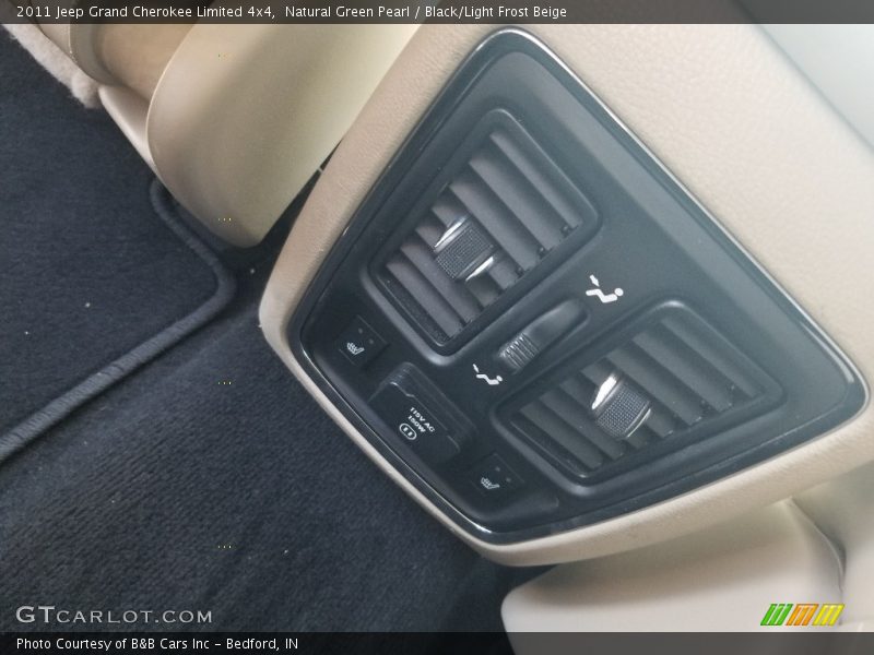 Natural Green Pearl / Black/Light Frost Beige 2011 Jeep Grand Cherokee Limited 4x4