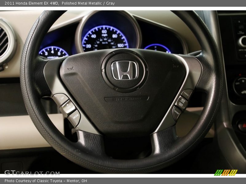 Polished Metal Metallic / Gray 2011 Honda Element EX 4WD