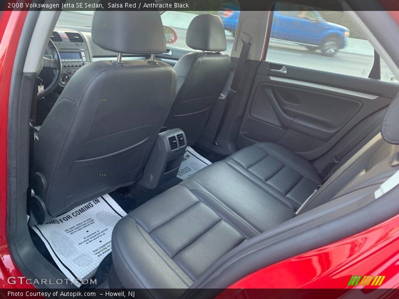 Salsa Red / Anthracite Black 2008 Volkswagen Jetta SE Sedan