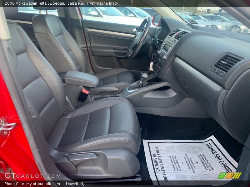 Salsa Red / Anthracite Black 2008 Volkswagen Jetta SE Sedan