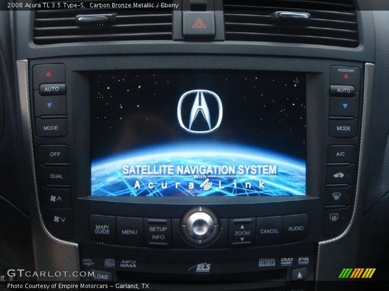 Carbon Bronze Metallic / Ebony 2008 Acura TL 3.5 Type-S