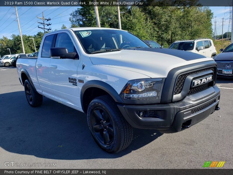 Front 3/4 View of 2019 1500 Classic Warlock Quad Cab 4x4